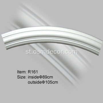 Curved Crown Moldings for Internal Decoration